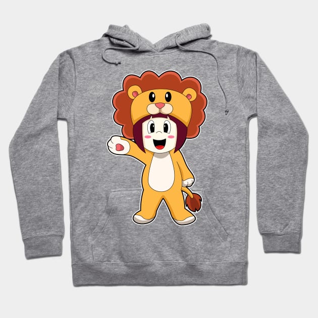 Lion Girl Costume Hoodie by Markus Schnabel